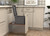 Rev-A-Shelf LEGRABOX Single 32 Qt. Orion Gray/Walnut Pullout Waste Container w/ BLUM Soft-Close for 12" Frameless Base Cabinets - 5LB-1232OGWN-113