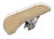 Rev-A-Shelf Maple Single-Tier Girasolo w/ Soft Close and Chrome Accents for 12" Left Opening/Blind Right Corner cabinets - 5871-12-LMP