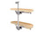 Rev-A-Shelf Maple Two-Tier Classic Girasolo w/ Soft-Close for 12" Right Opening/Blind Left Corner Cabinets - 4WLS87-12-R