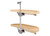 Rev-A-Shelf Maple Two-Tier Classic Girasolo w/ Soft-Close for 15" Right Opening/Blind Left Corner Cabinets - 4WLS87-15-R