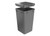 Rev-A-Shelf Metallic Silver Polymer Bi-Directional Lid for Rev-A-Shelf® 27 qt. Waste Containers - RV-1024-LID-17-1