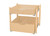Rev-A-Shelf Natural Maple Pilaster Kit w/ BLUM Soft-Close for 24" Drawer/Door Base (1) Standard and (1) Tall Drawer Box, 19-11/16 x 1-1/8" Uprights - 4PIL20-24SC-2