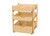 Rev-A-Shelf Natural Maple Pilaster Kit w/ BLUM Soft-Close for 24" Full-Height Base (2) Standard and (1) Tall Drawer Box, 27-1/4 x 1-1/8" Uprights - 4PIL27-24SC-3