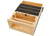 Rev-A-Shelf Natural Maple Paper Towel and Foil Wrap Tiered Drawer System w/ BLUM Soft-Close Slides for 18" Base Cabinets - 4PTTD-18HSC-1