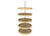 Rev-A-Shelf Polymer Full-Circle 5-Shelf Lazy Susans for Tall Pantry Cabinets - 6065-24-15-52