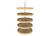 Rev-A-Shelf Polymer Full-Circle 5-Shelf Lazy Susans for Tall Pantry Cabinets - 6065-28-15-52