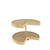 Rev-A-Shelf Polymer Kidney-Shaped 2-Shelf Lazy Susan w/Bottom Mount Hardware for Corner Base Cabinets - LD-2472-24BM-15-1