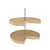 Rev-A-Shelf Polymer Pie-Cut 2-Shelf Lazy Susan for Corner Base Cabinets - LD-2942-28-15-1