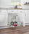Rev-A-Shelf Single-Tier Bottom Mount Pullout Steel Wire Organizer - 5WB1-2120CR-1