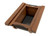 Rev-A-Shelf Walnut/Black Produce Basket for 15" Base Cabinets - 4SSB-15-WNMB