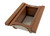 Rev-A-Shelf Walnut/Stainless-Steel Produce Basket for 15" Base Cabinets - 4SSB-15-WN