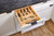 Rev-A-Shelf Wood "Right Fit" Shallow Cutlery Drawer Insert Organizer - 4WCT-18SH-1