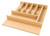Rev-A-Shelf Wood "Right Fit" Shallow Cutlery Drawer Insert Organizer - 4WCT-21SH-1