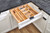 Rev-A-Shelf Wood Shallow Drawer Divider Insert - 24" Cabinet - 4WDIV-24SH-1