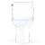 TOTO® ULTRAMAX® WASHLET+® One-Piece Elongated 1.28 GPF Toilet and WASHLET+® S5 Bidet Seat, Cotton White - MW6083446CEFG#01