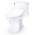 TOTO® ULTRAMAX® WASHLET+® One-Piece Elongated 1.28 GPF Toilet and WASHLET+® S5 Bidet Seat, Cotton White - MW6083446CEFG#01