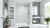 Swanstone 34 x 62 x 96 Metro Subway Tile Glue up Bathtub and Shower Wall Kit in Carrara - EXMTMK963462.221