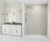 Swanstone 36 x 62 x 96 Traditional Subway Tile Glue up Shower Wall Kit in Birch - EXTSMK963662.226