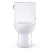TOTO Glaston™ 1G® Two-Piece Elongated Toilet - 1.0 GPF, White - MS472124CUFG#01