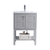 Fine Fixtures Brooklyn Vanity & Sink 24" Wide - Matte Gray - OPBR24GR
