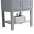 Fine Fixtures Brooklyn Vanity & Sink 24" Wide - Matte Gray - OPBR24GR