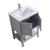 Fine Fixtures Brooklyn Vanity & Sink 24" Wide - Matte Gray - OPBR24GR