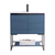 Fine Fixtures Urbania Vanity Cabinet 30 Inch Wide - 2 Door and Shelf - Navy Blue