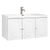 Fine Fixtures French Wall Hung Vanity Cabinet 42" Wide, Matte White, 3 Doors + 1 Drawer - CU42WH