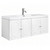 Fine Fixtures French Wall Hung Vanity Cabinet 52" Wide, Matte White, 4 Doors + 2 Drawer - CU52WH