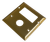 Amba Double Gang Plate in Brushed Bronze - AJ-DGP-BB