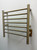 Amba Radiant Small Hardwired + Plug-in Combo 7 Bar Heated Towel Rack in Brushed Bronze - RWHS-SBB