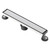 Fine Fixtures 18" Linear Shower Drain | Convertible Design | Satin Nickel - DRA18SN