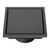 Fine Fixtures 6" Square Shower Drain | Convertible Design | Matte Black - DRA6BL