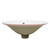 Fine Fixtures Modern Drop In Sink 18" x 18", Vintage Rose - MV39VR