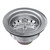 Fine Fixtures Polished Chrome Double Cup Sink Strainer With Brass Nuts - ST132