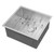 Fine Fixtures 18" x 18" x 10" - 16 Gauge Undermount Single Bowl Stainless Steel Kitchen Sink Set - S907-O