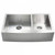 Fine Fixtures 36" x 22" x 10" - 16 Gauge Double Bowl Apron-Front Stainless Steel Kitchen Sink - S852