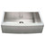 Fine Fixtures 36" x 21" x 10" - 16 Gauge Single Bowl Apron-Front Stainless Steel Kitchen Sink - S802