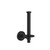 Gerber Larrimore Single-Post Toilet Paper Holder, Satin Black - D447066BS