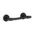 Gerber Larrimore Double-Post Pivoting Toilet Paper Holder, Satin Black - D447566BS