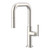 Gerber Montclare Single Handle Pull-Down Angled Spout Prep Faucet 1.75gpm, Polished Nickel - D150629PN