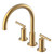 Gerber Montclare Two Handle Roman Tub Faucet Trim Kit w/out Spray, Brushed Bronze - D300929BBT