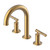 Gerber Montclare Two Handle Widespread Lavatory Faucet High-Arc Spout w/ Metal Touch-Down Drain 1.2gpm, Brushed Bronze - D304229BB