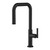 Gerber Montclare Single Handle Pull-Down Kitchen Faucet 7 Style w/ SnapBack Retraction 1.75gpm, Satin Black - D454629BS