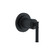 Gerber Montclare Single Handle Diverter Valve Trim Kit, Satin Black - D560929BST