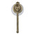 Whitehaus 5" Deck Mount Solid Brass Kitchen Soap And Lotion Dispenser, Antique Brass