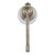 Whitehaus 5" Deck Mount Solid Brass Kitchen Soap And Lotion Dispenser, Brushed Nickel