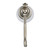 Whitehaus 5" Deck Mount Solid Brass Kitchen Soap And Lotion Dispenser, Polished Nickel