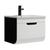 Fine Fixtures Elmont Wall Hung Vanity Cabinet With Sink 22" x 17", Charcoal Woodgrain Accent - EM22BL-VE2218W