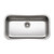 Hamat ENTERPRISE 31 1/2" x 17 7/8" Large Single Bowl Undermount Kitchen Sink - Stainless Steel